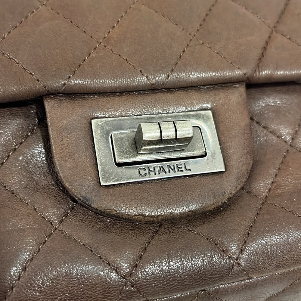 Chanel Double Flap Lambskin leather bag - Picture 6 of 14
